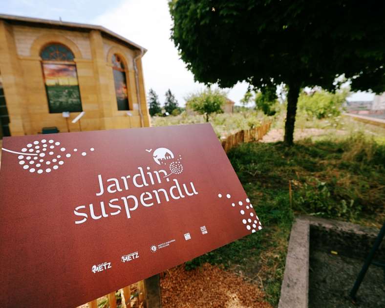 Ville de Metz Jardin suspendu du Cloître des Récollets