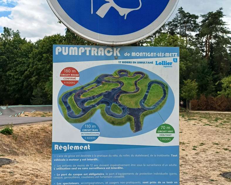 Ville de Montigny-lès-Metz Pumptrack de la plaine de la Vacquinière