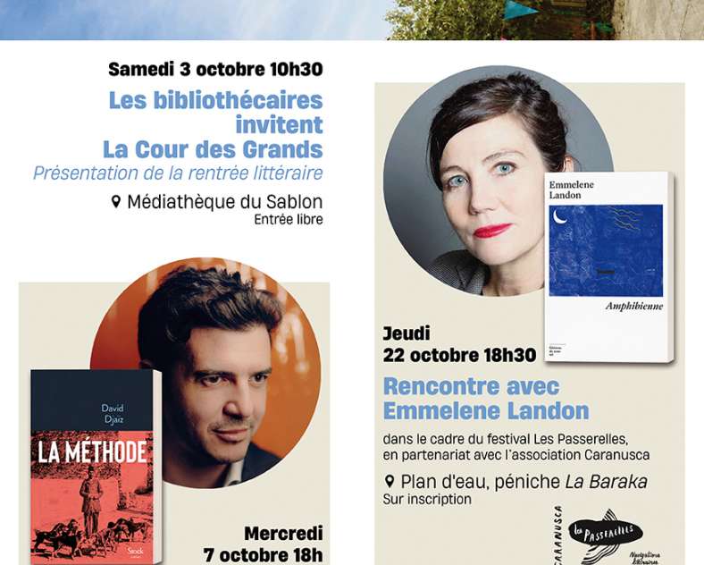 DR - source Ville de Metz La rentrée littéraire 2026 dans les médiathèques de Metz