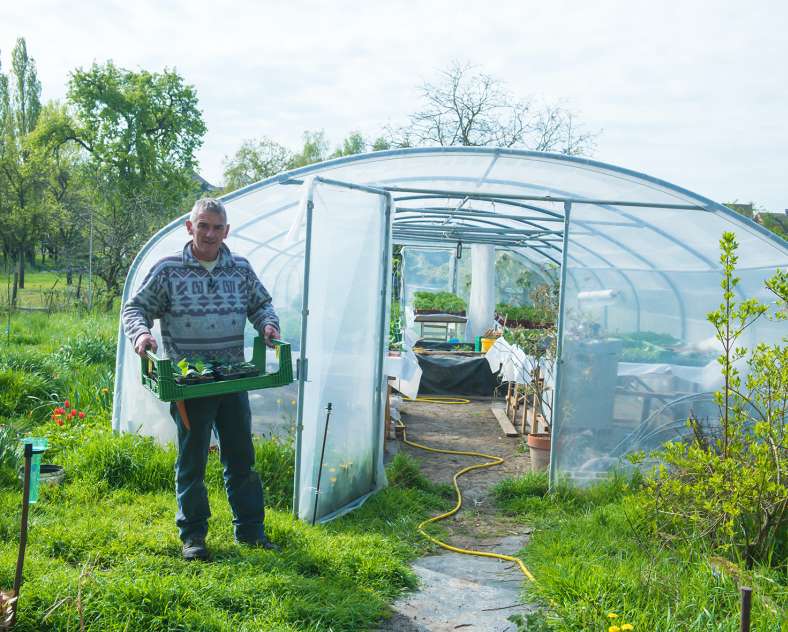 Gilles Dorschner  Jardin bio de l'arc-en-sol