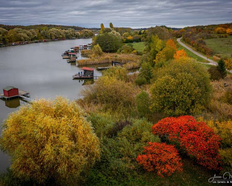 Jean-Marie GUZIK : Les Carnets de Moselle-Est Étangs de Hoste et cabanons