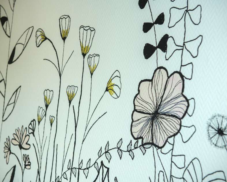 Gilles Dorschner  Elle dessine sur les murs