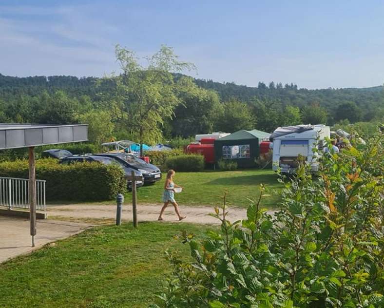 Camping Haspelschiedt  Camper service area at Haspelschiedt campsite