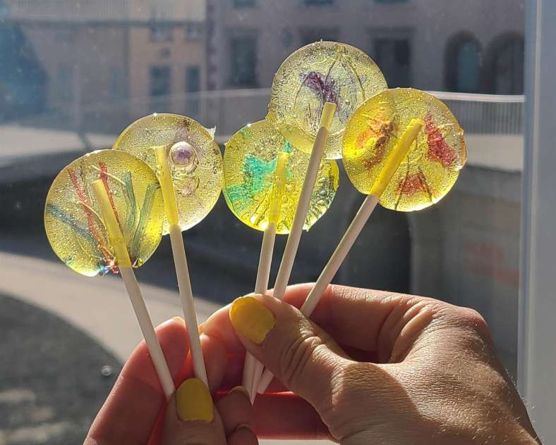 Site Verrier de Meisenthal Atelier sucettes de Noël