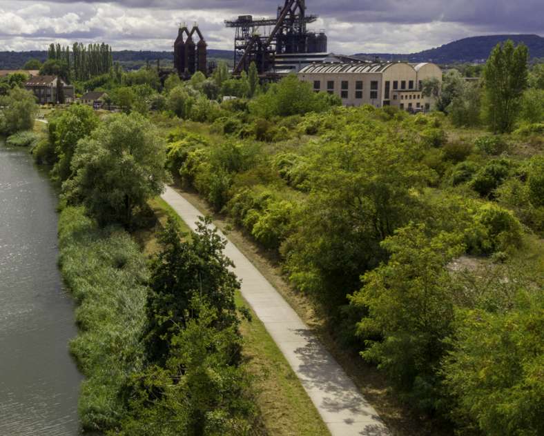 Guillaume-Robert Famy Left bank Moselle cycle route