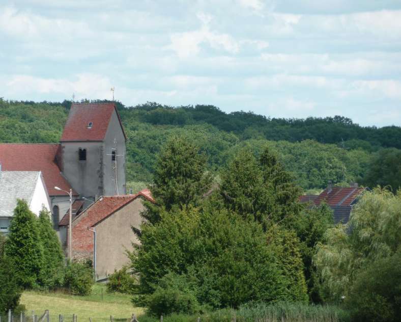 Mairie de Hambach  Voie verte de sarreguemines grundviller / green path of sarreguemines grundviller