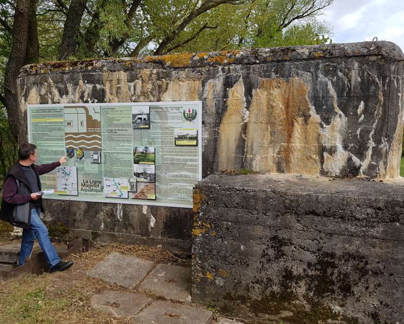 Sarreguemines Tourisme Visite commentée - Ligne Maginot Aquatique Hoste-Rémering