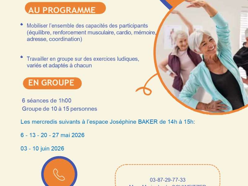 Ville de Cocheren Atelier Mouv'Seniors