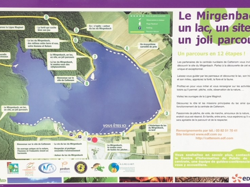 OT CCCE Circular trail around Mirgenbach lake