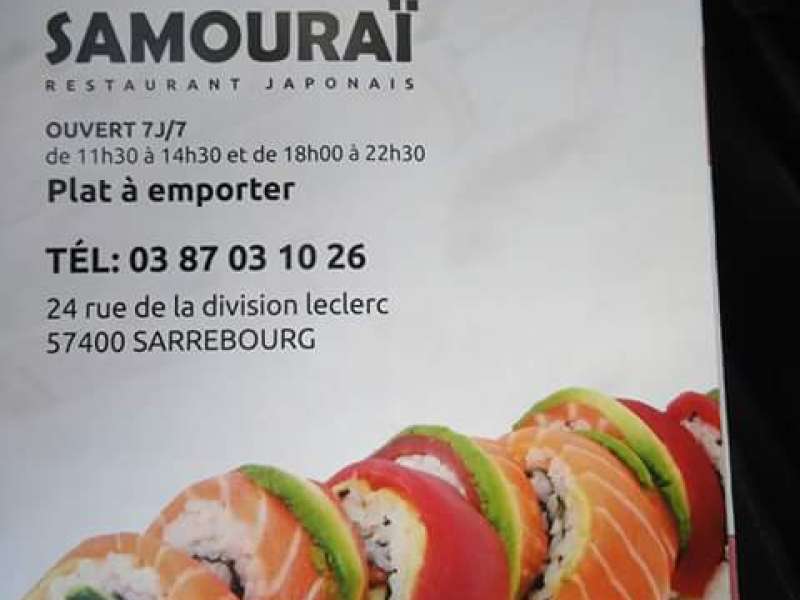 Le Samouraï Restaurant japonais le samouraï