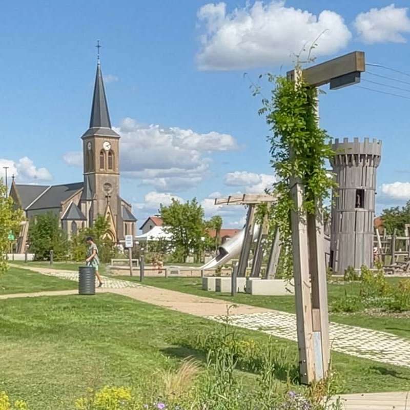 Agence Inspire Metz Parc paysager de Saint-Privat-la-Montagne