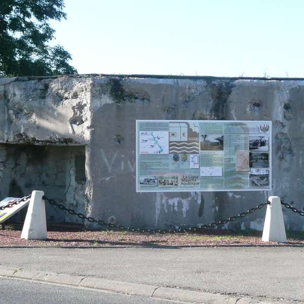 Route de la ligne maginot aquatique - mémorial redoute 117