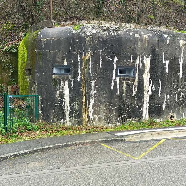 Route de la ligne maginot aquatique - blockhaus de défense