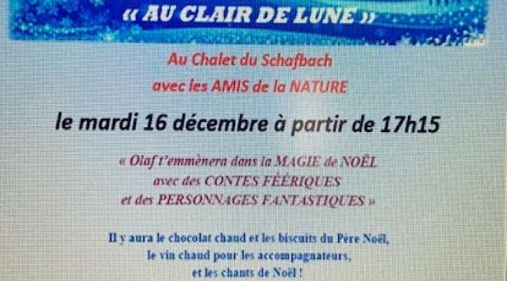 heure du conte de Noël 'Au Clair de Lune'