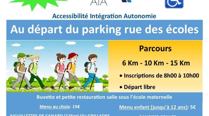 Marche pour l'association AIA