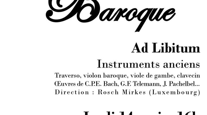 Concert baroque Ad Libitum