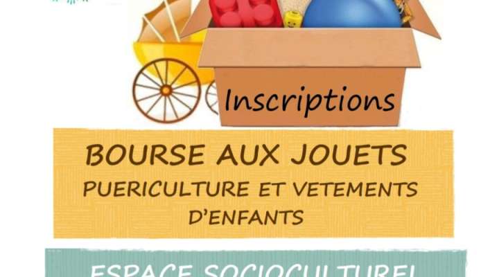 Bourse aux jouets, puériculture et vêtement d'enfant