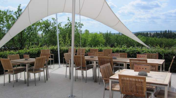 Salon de thé des Jardins Fruitiers de Laquenexy