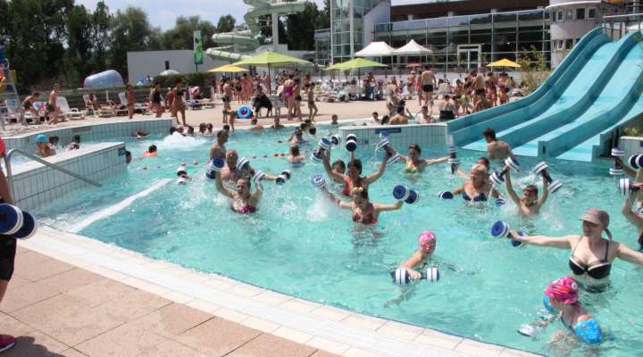Piscine en fête