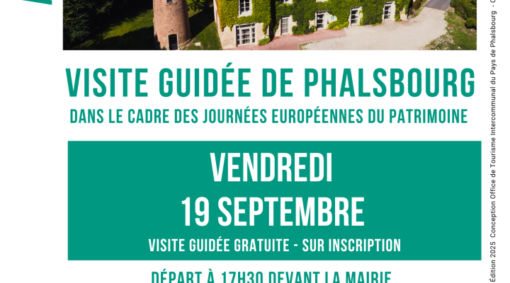 Journées Européennes du Patrimoine - Visite guidée de Phalsbourg