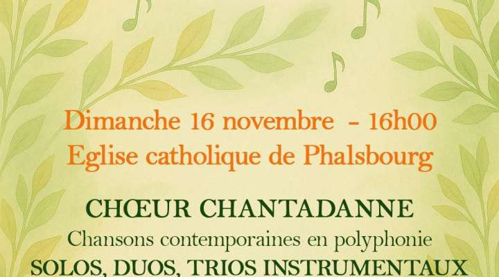 Concert vocal et instrumental