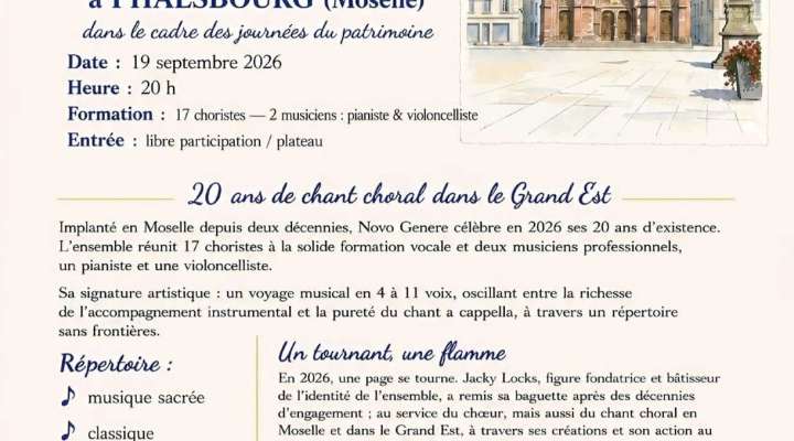 Concert ensemble vocal Novo Genere