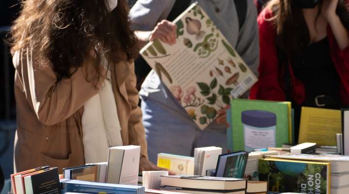 Marché du livre d'occasion et affiches