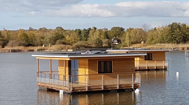 Village lacustre - cabanes flottantes nénuphars