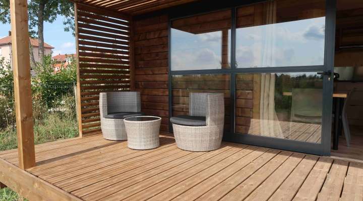 Chalets au camping