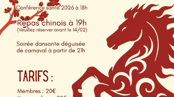 Soirée Nouvel An chinois et carnaval