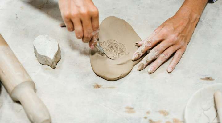 Atelier adulte - fleurs en céramique