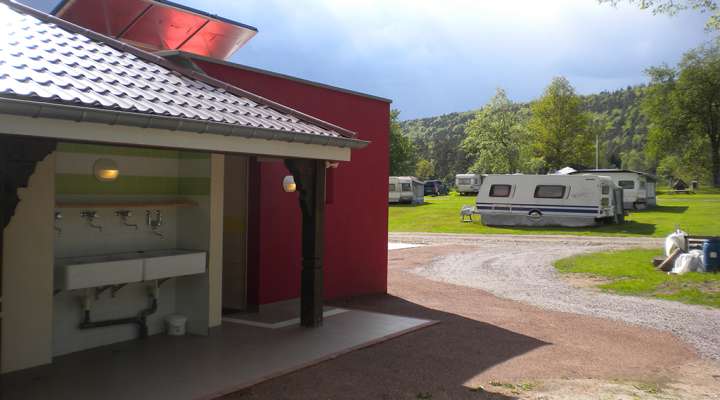 Aire de service camping-cars du camping la Bremendell