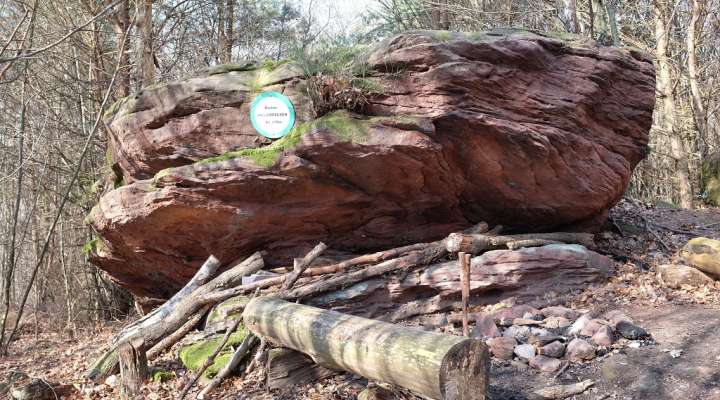 Parcours marche nordique rouge