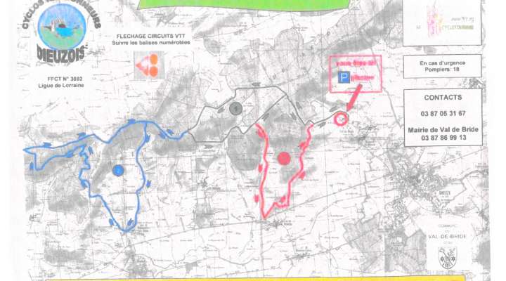 Circuits VTT en forêt de Bride