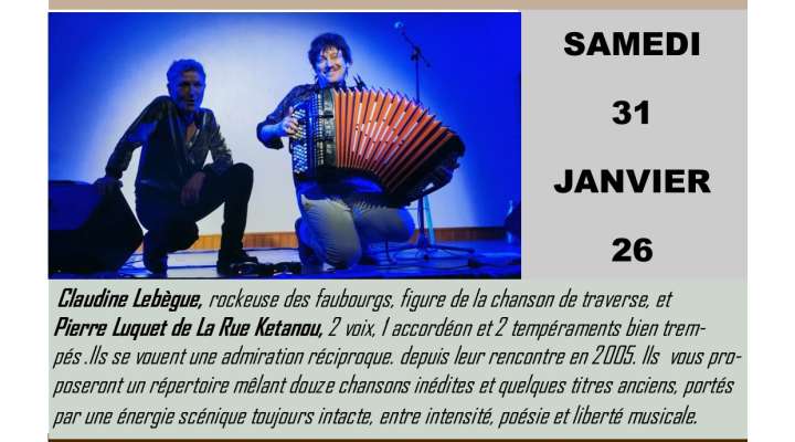 Concert - Claudine Lebègue et Pierre Luquet