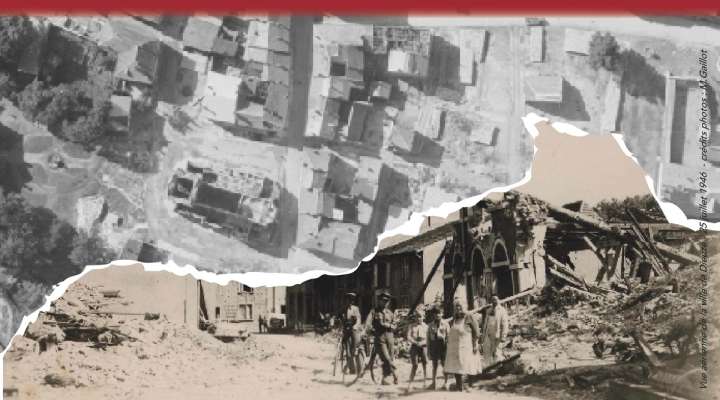 Le Saulnois se souvient, exposition - La reconstruction de Dieuze et du Saulnois