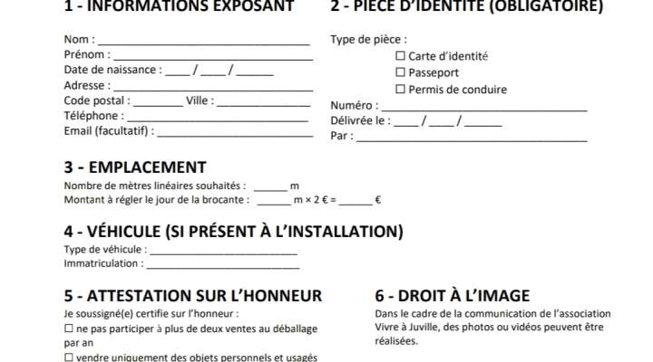 La grande brocante de Juville
