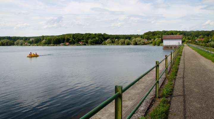Route de la ligne maginot aquatique - étang réservoir