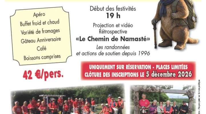 30ème anniversaire de NAMASTÉ