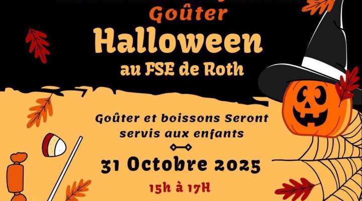 Goûter et marche d' Halloween