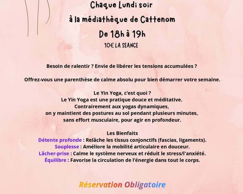 Sylviane Tormen - Sophrologue
Hypnothérapeute Séance de Yin Yoga avec Sylviane Tormen