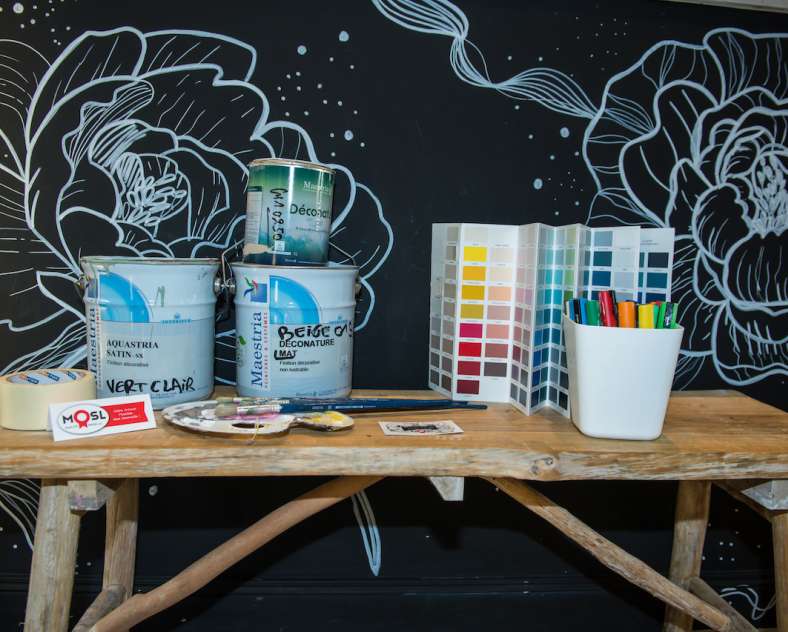 Gilles Dorschner Elle dessine sur les murs