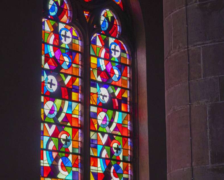 Céline MONTLAUR - Trois Frontières Tourisme Église abbatiale Sainte-Croix
