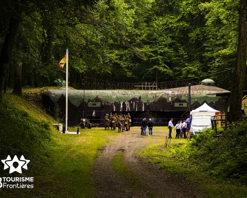 Céline MONTLAUR - Trois Frontières Tourisme Fort aux fresques - petit ouvrage du bois de Bousse