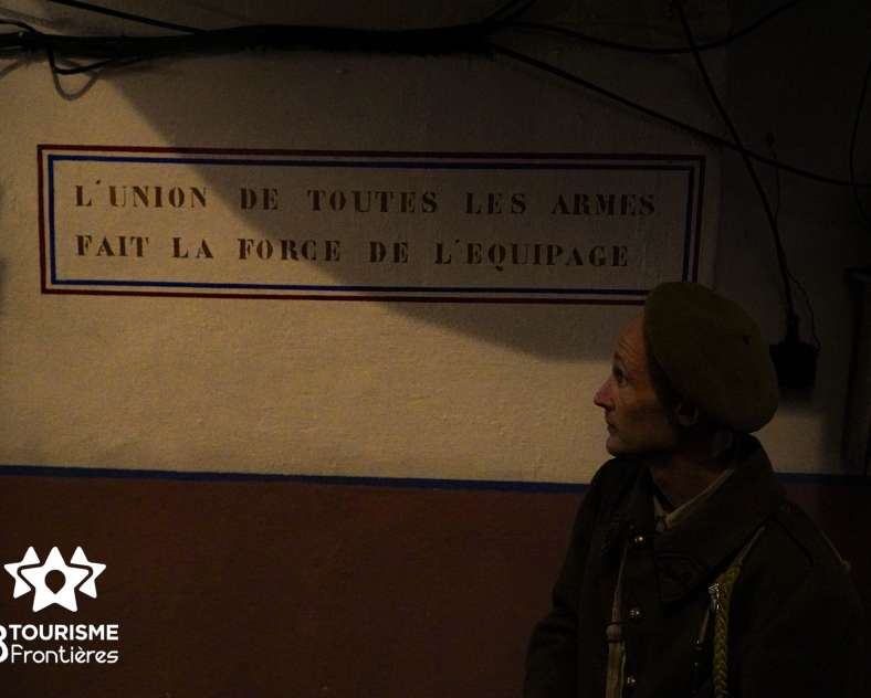 Céline MONTLAUR - Trois Frontières Tourisme Fort aux fresques - petit ouvrage du bois de Bousse