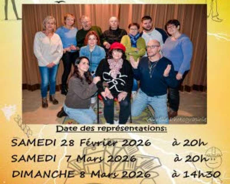 Section Théâtrale Trois-Maisons Théâtre en dialecte - Hurra mir sinn arm!