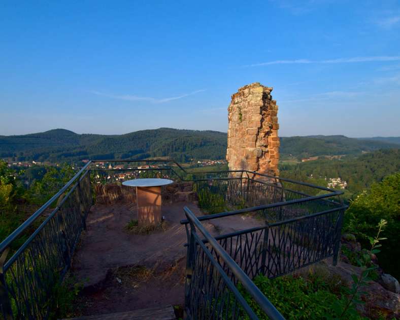 AUTOUR DU CHÂTEAU DE RAMSTEIN