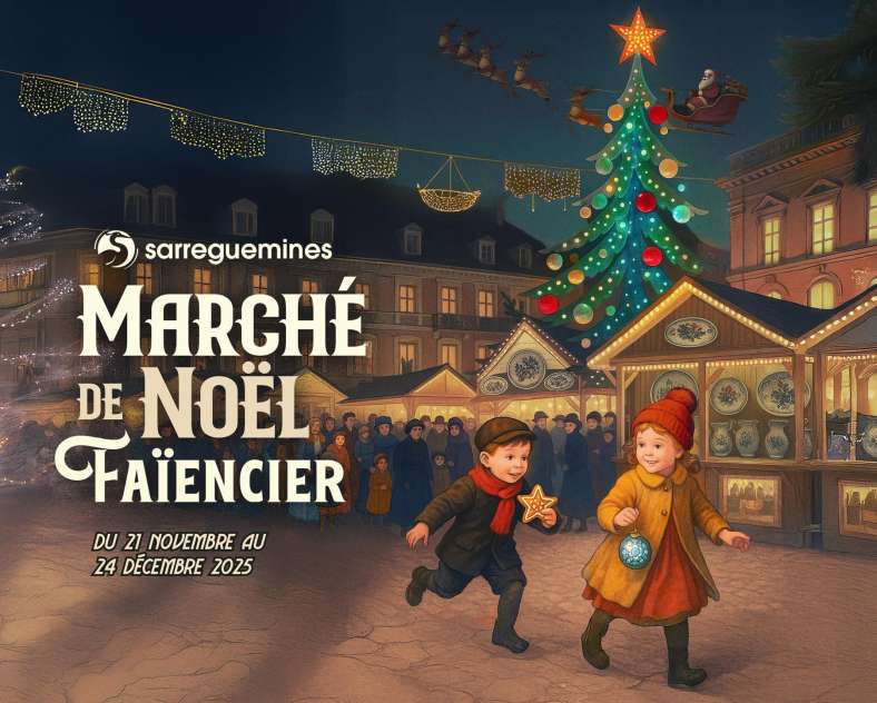 Ville de Sarreguemines Marché de Noël Faïencier