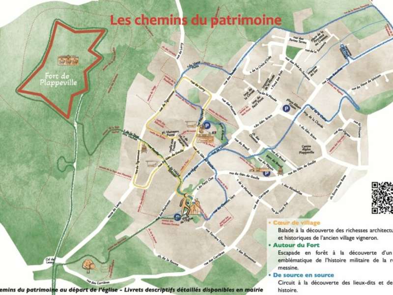 Commune de Plappeville Les chemins du patrimoine