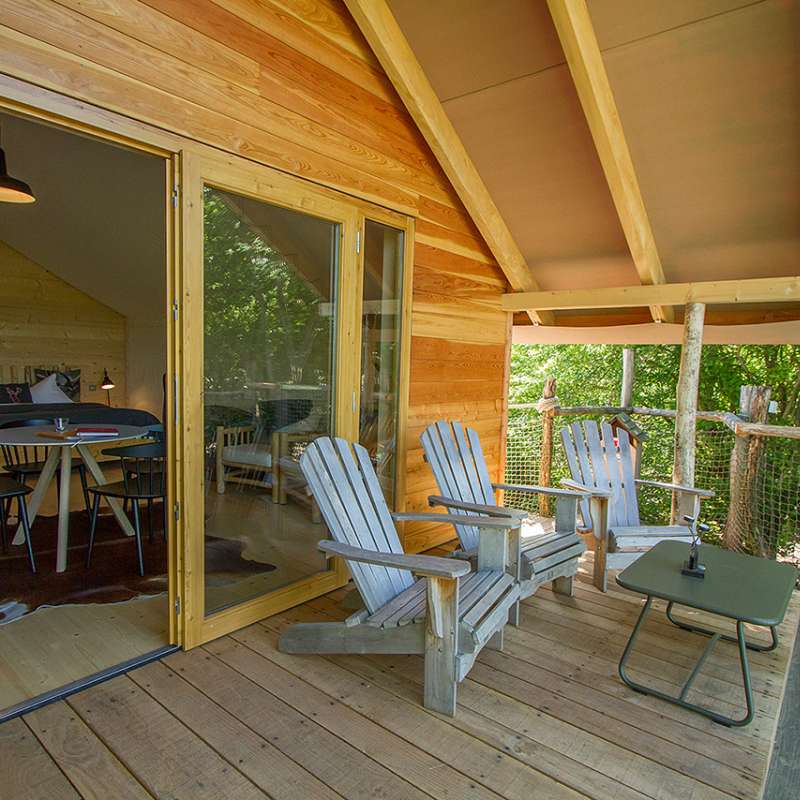 Parc Animalier de Sainte Croix Hébergement insolite - Lodge des Cerfs